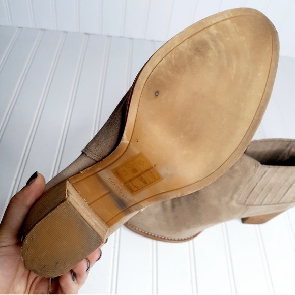 Dolce Vita Tan Suede Ankle Booties EUC - Picture 5 of 7